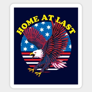 Home At Last - Patriotic Eagle | Veteran Homecoming Sticker